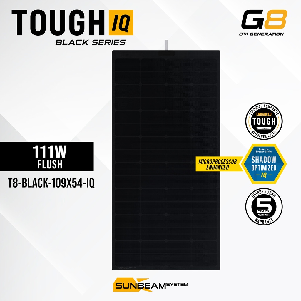 [SB-T8-BLK-109x54-IQ] Tough G8 IQ 111W Black
