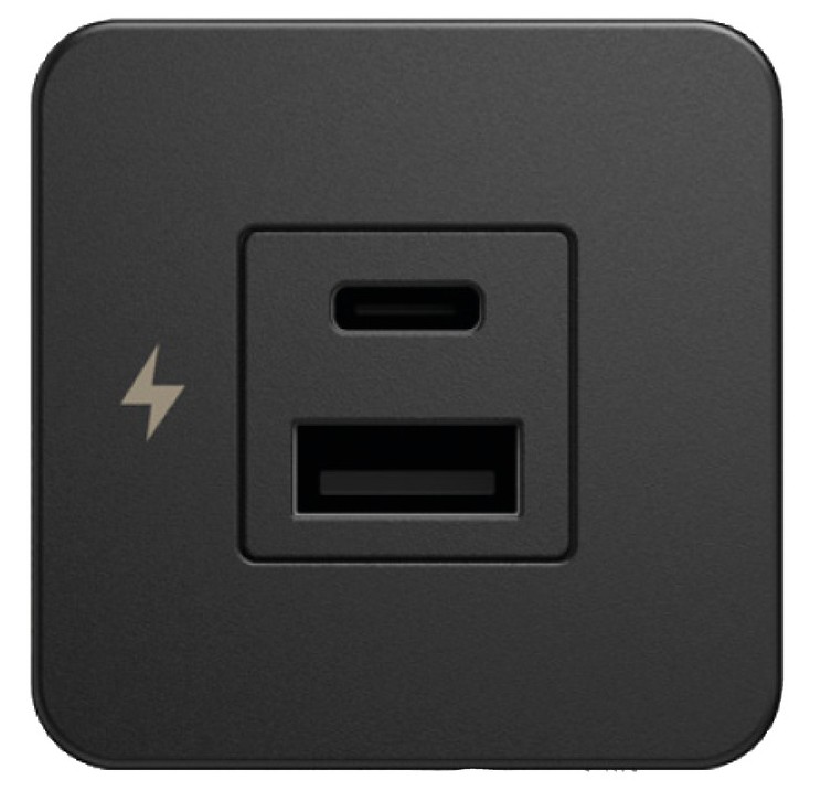 [EU14.195.91] SCANSTRUT Double USB-A + USB-C Tile