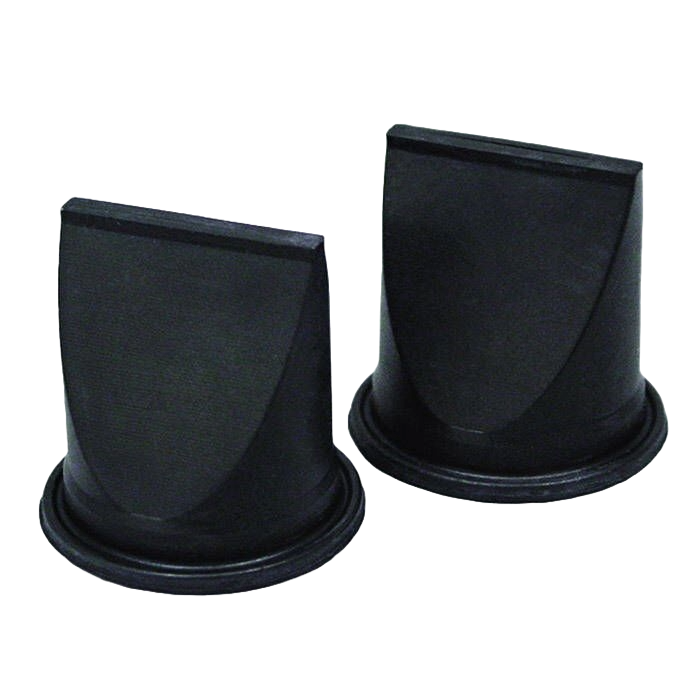 [WA86000385310076] Lipventiel 1 1/2" zwart (2 stuks)