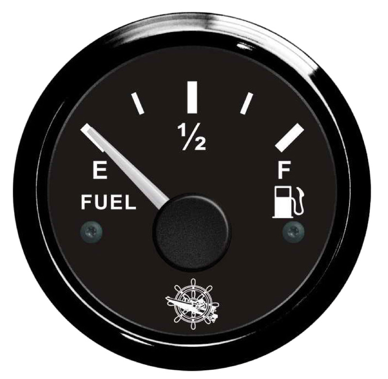 [EU27.320.00] Osculati fuel level gauge 10/190 ohm black/black