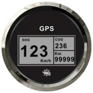 Osculati speedometer compass mile counter GPS black